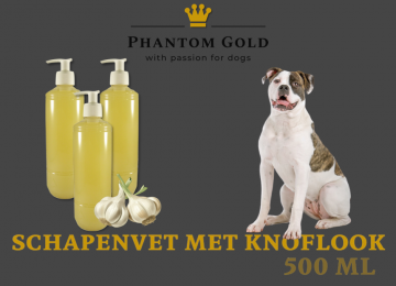 schapenvet met knoflook